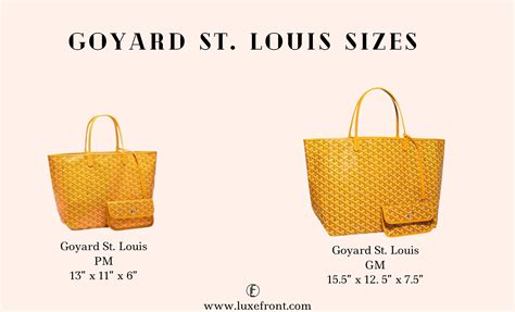 Goyard Tote Sizes: The Goyard St. Louis Tote And .